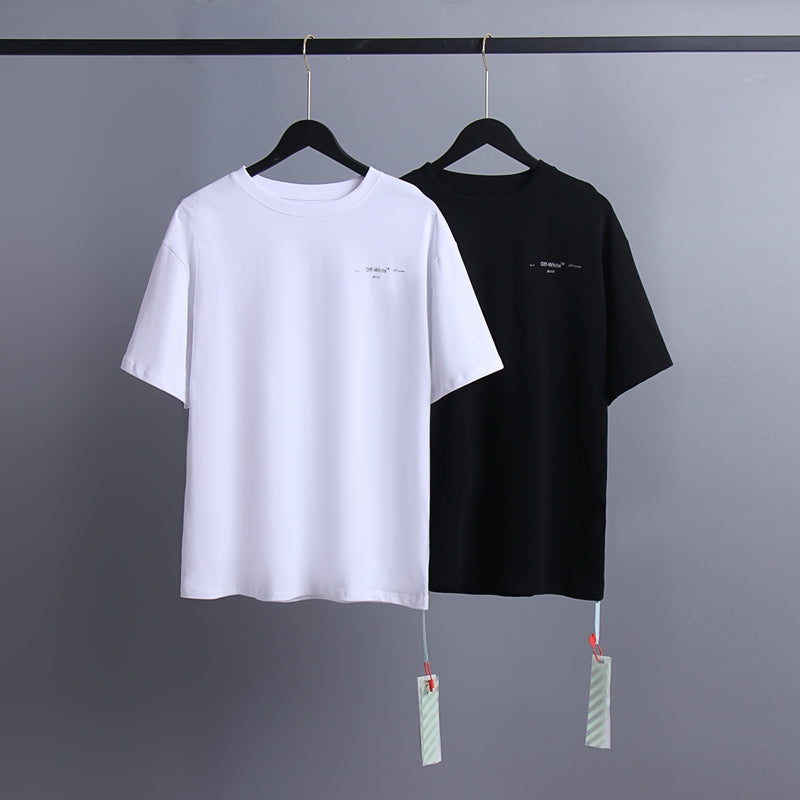 Off-white Men's and Women's Short-sleeved T-shirts