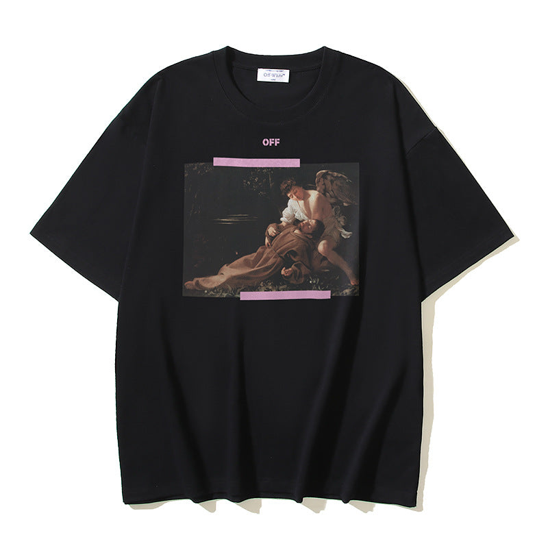 Off-white Men's and Women's Short-sleeved T-shirts