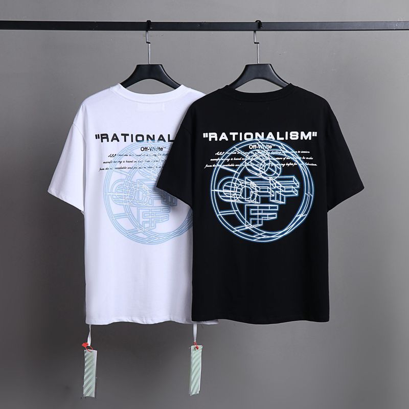 Off-white Men's and Women's Short-sleeved T-shirts