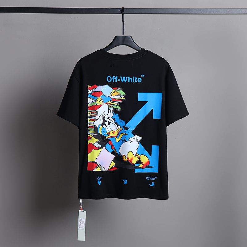 Off-white Men's and Women's Short-sleeved T-shirts