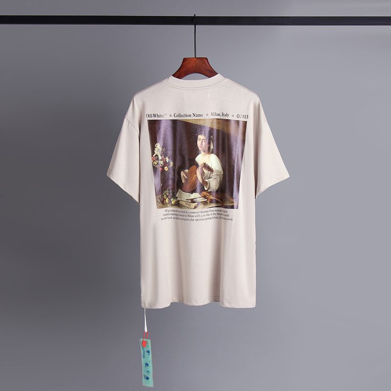 Off-white Men's and Women's Short-sleeved T-shirts