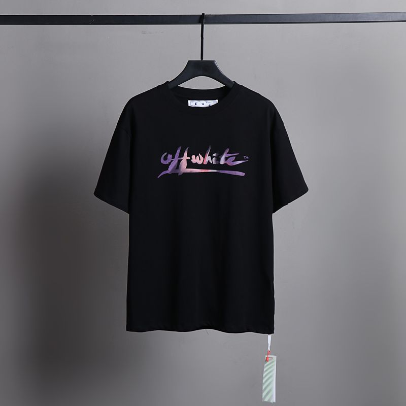 Off-white Men's and Women's Short-sleeved T-shirts