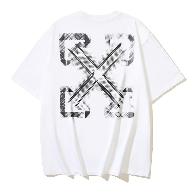 Off-white Men's and Women's Short-sleeved T-shirts