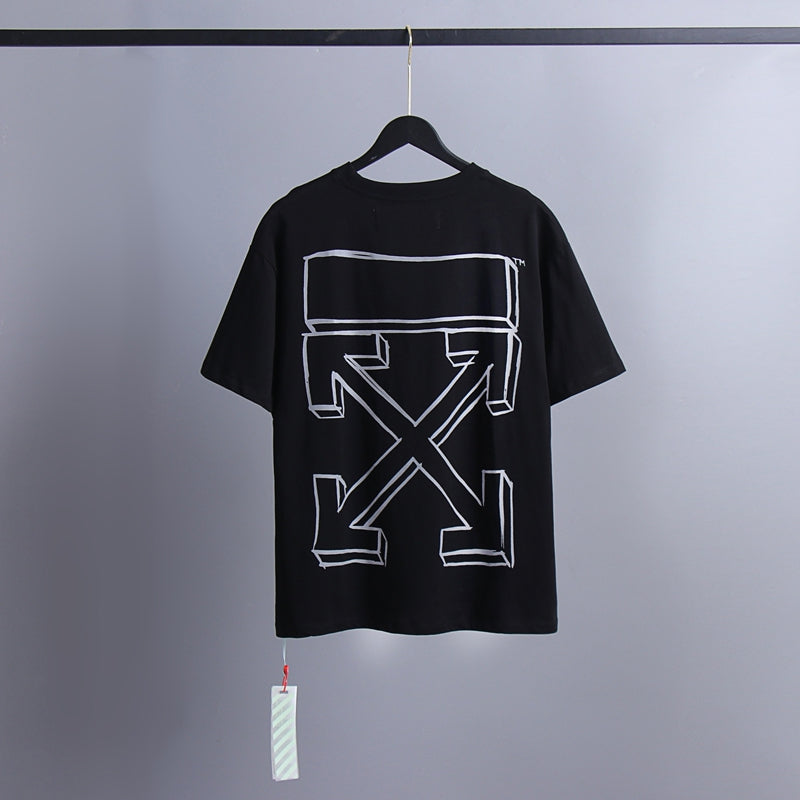 Off-white Men's and Women's Short-sleeved T-shirts