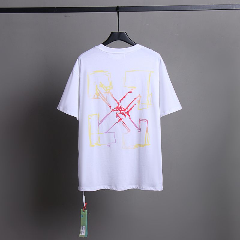 Off-white Men's and Women's Short-sleeved T-shirts