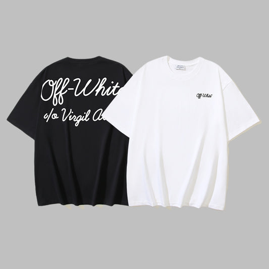 Off-white Men's and Women's Short-sleeved T-shirts