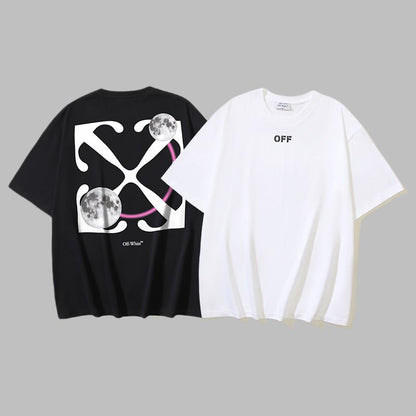 Off-white Men's and Women's Short-sleeved T-shirts
