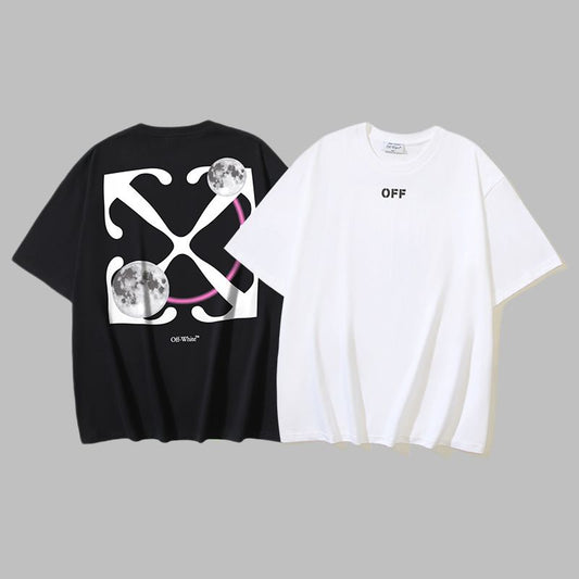 Off-white Men's and Women's Short-sleeved T-shirts