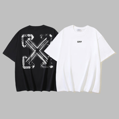 Off-white Men's and Women's Short-sleeved T-shirts