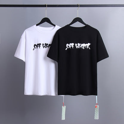 Off-white Men's and Women's Short-sleeved T-shirts
