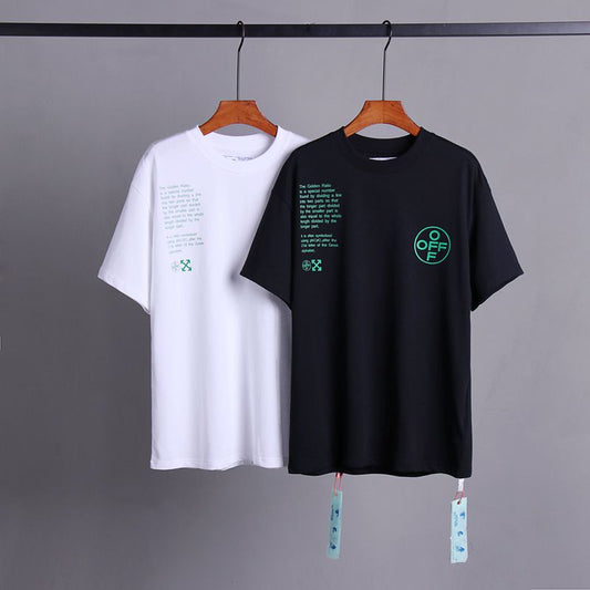 Off-white Men's and Women's Short-sleeved T-shirts