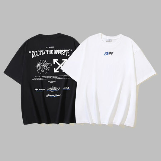 Off-white Men's and Women's Short-sleeved T-shirts
