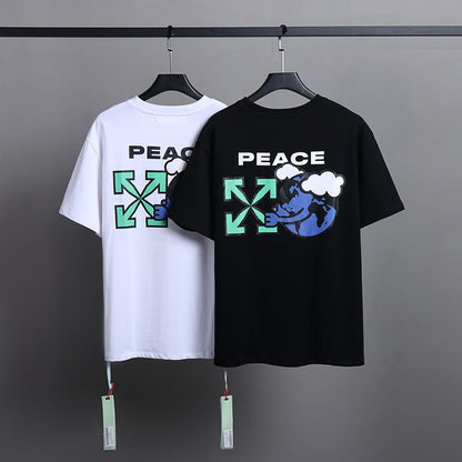 Off-white Men's and Women's Short-sleeved T-shirts