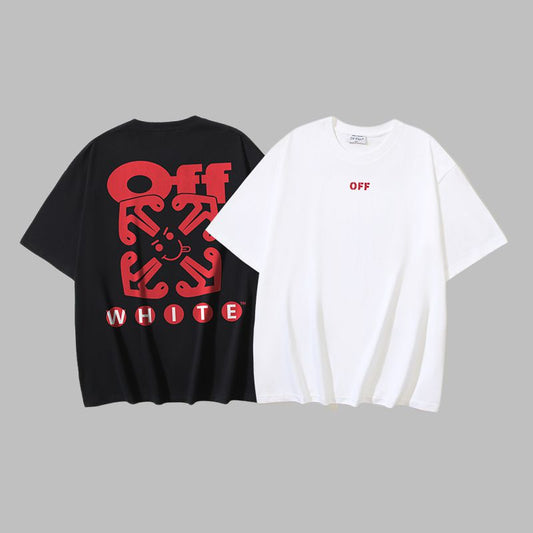 Off-white Men's and Women's Short-sleeved T-shirts