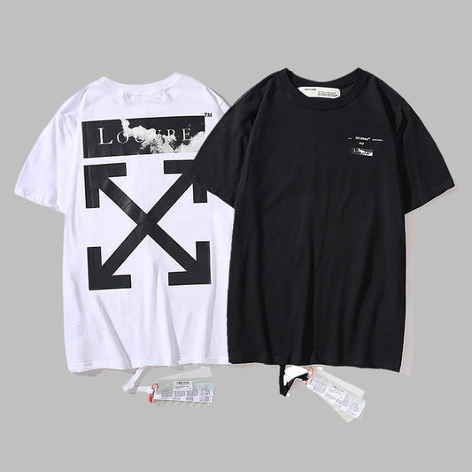 Off-white Men's and Women's Short-sleeved T-shirts