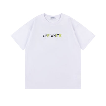Off-white Men's and Women's Short-sleeved T-shirts