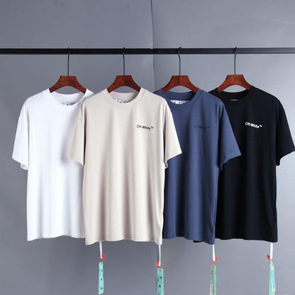 Off-white Men's and Women's Short-sleeved T-shirts