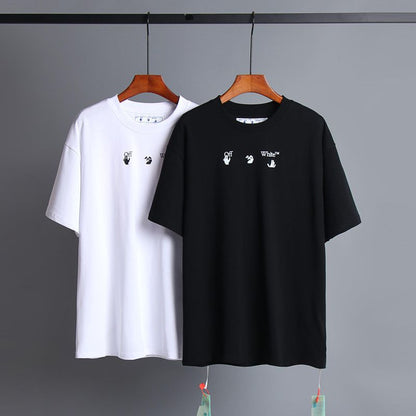 Off-white Men's and Women's Short-sleeved T-shirts
