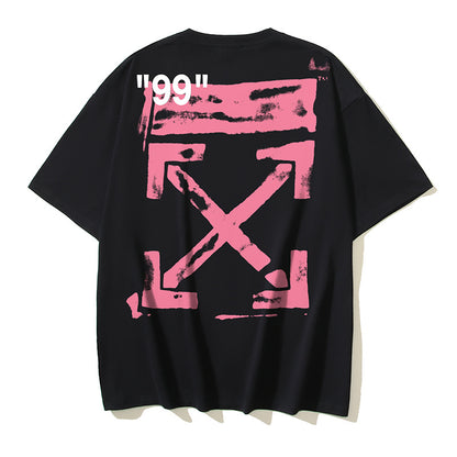 Off-white Men's and Women's Short-sleeved T-shirts