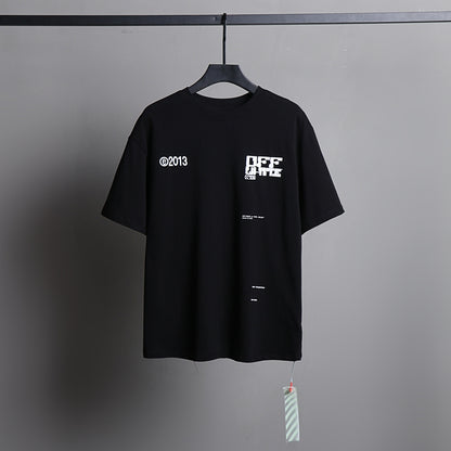 Off-white Men's and Women's Short-sleeved T-shirts