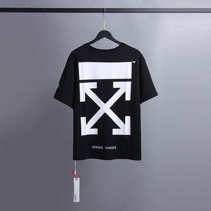 Off-white Men's and Women's Short-sleeved T-shirts