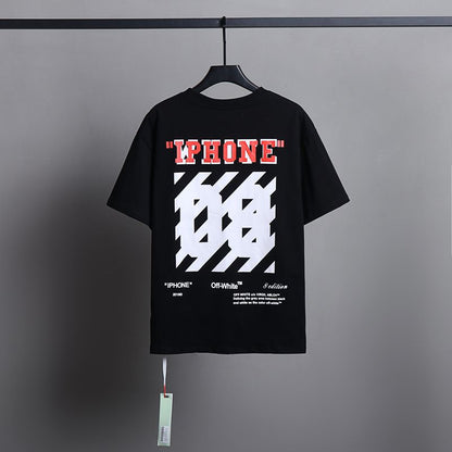 Off-white Men's and Women's Short-sleeved T-shirts