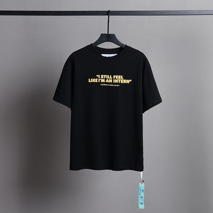 Off-white Men's and Women's Short-sleeved T-shirts