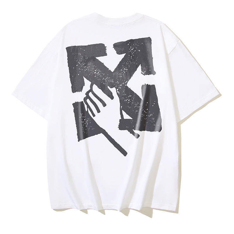 Off-white Men's and Women's Short-sleeved T-shirts