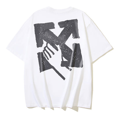 Off-white Men's and Women's Short-sleeved T-shirts