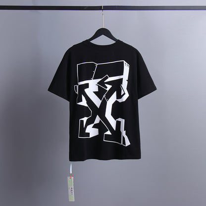 Off-white Men's and Women's Short-sleeved T-shirts