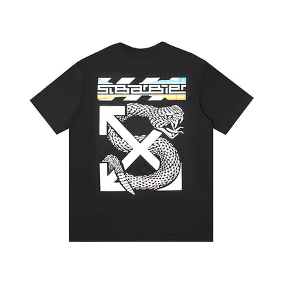 Off-white Men's and Women's Short-sleeved T-shirts