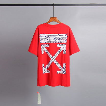 Off-white Men's and Women's Short-sleeved T-shirts